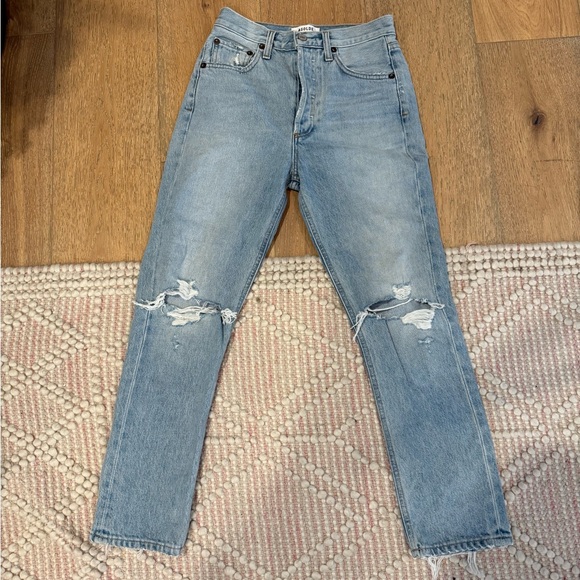 AGOLDE Riley High Rise Straight Crop - Picture 4 of 4